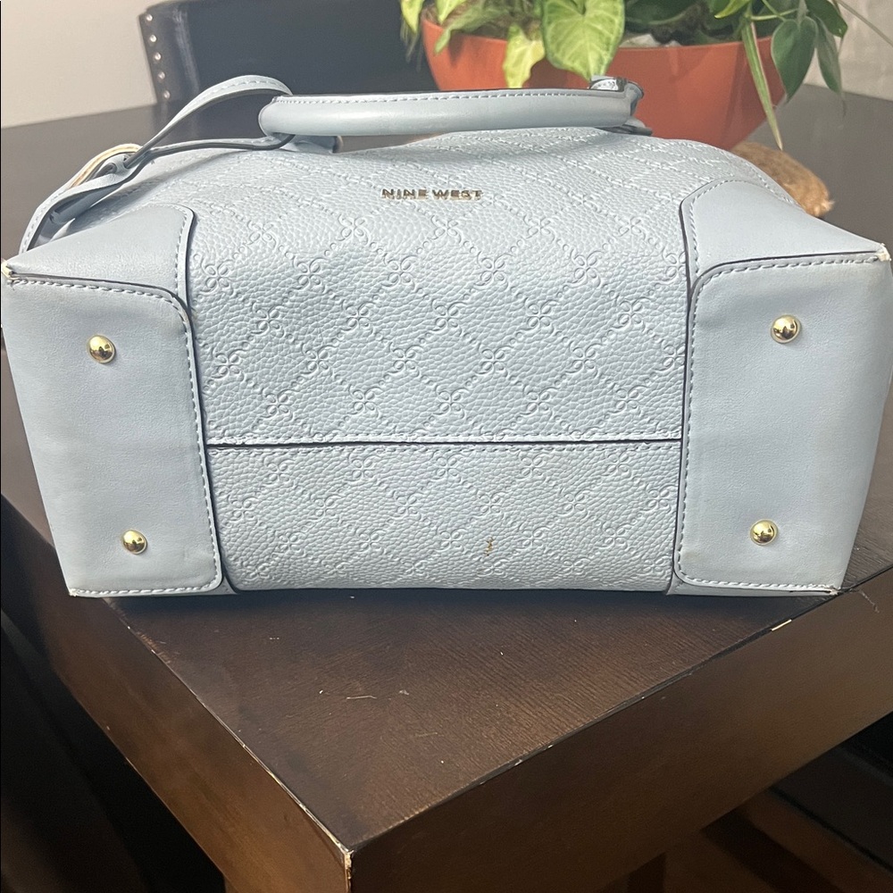Nine West Elegant Light Blue Handbag - Picture 4 of 9